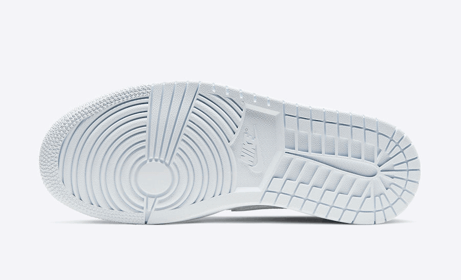 Air Jordan 1 Mid White Snakeskin