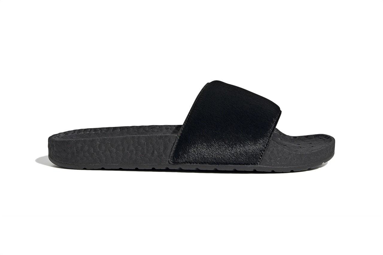adidas Adilette Boost Pony Hair Snakeskin Release Information