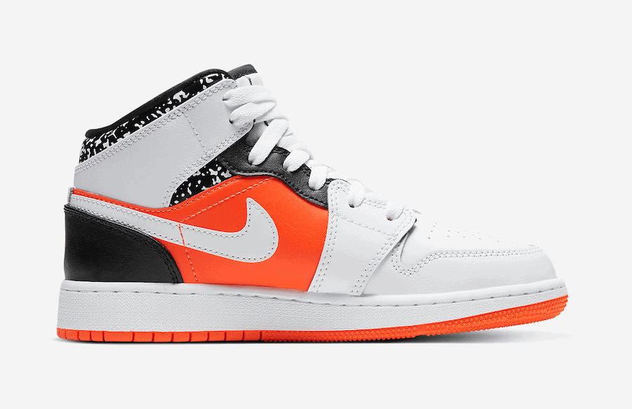 A Neon Air Jordan 1 Mid for the Kids