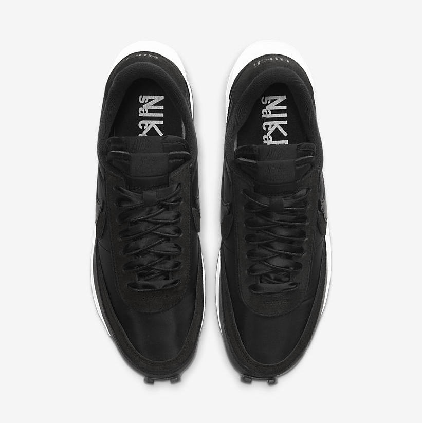 Sacai X Nike Ldwaffle Black Nylon