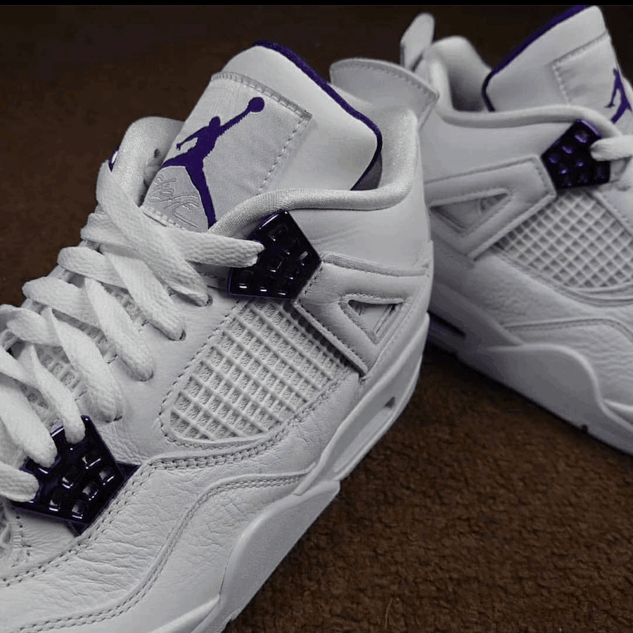 Detailed Look at the Air Jordan 4 "Court Purple"