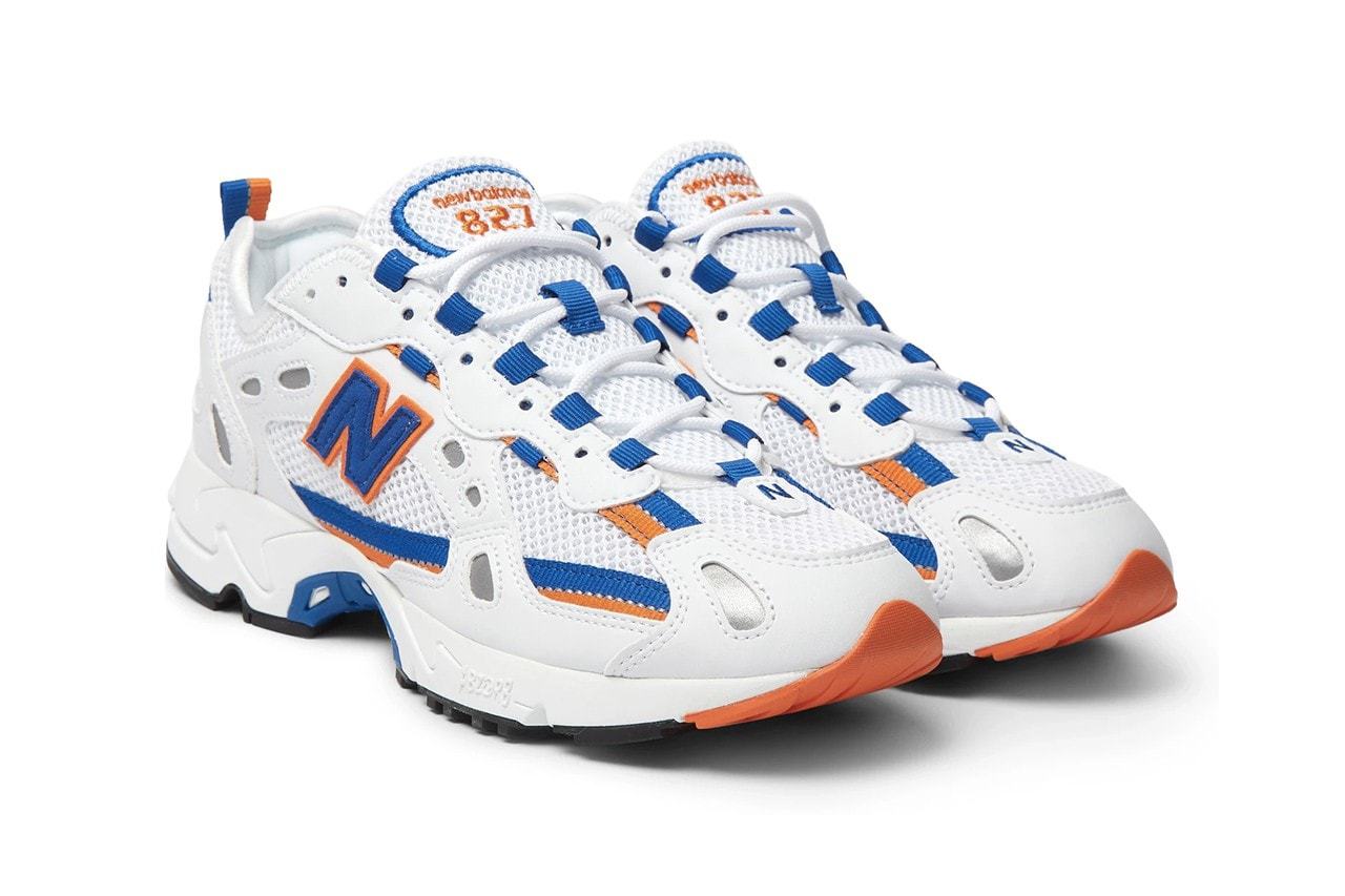 New Balance 827 White Royal Blue Orange Red Black Release Details 003