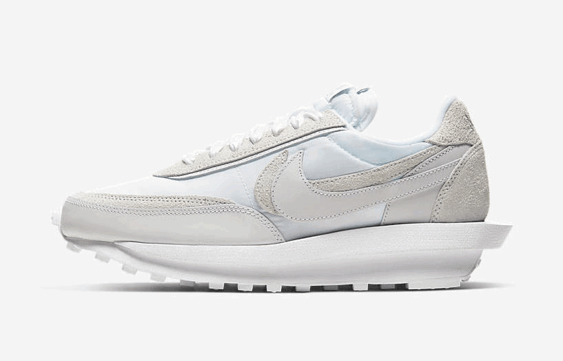 sacai x Nike LDWaffle "White Nylon"