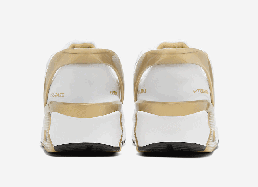 Nike Introduces the Air Max 90 Flyease with a Metallic Gold Colorway