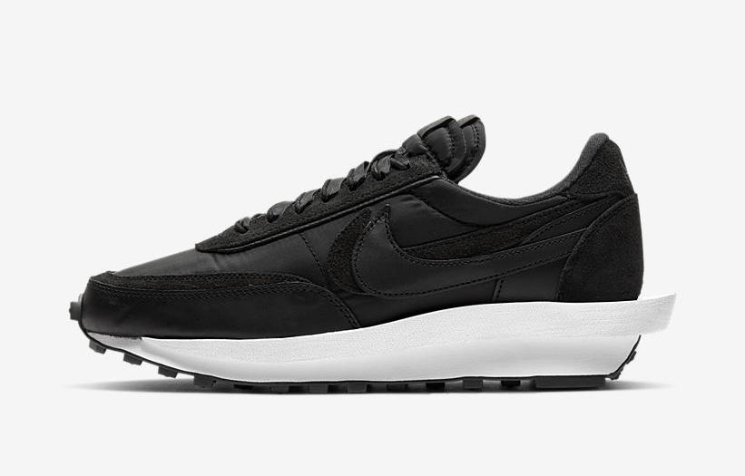 Sacai X Nike Ldwaffle Black Nylon