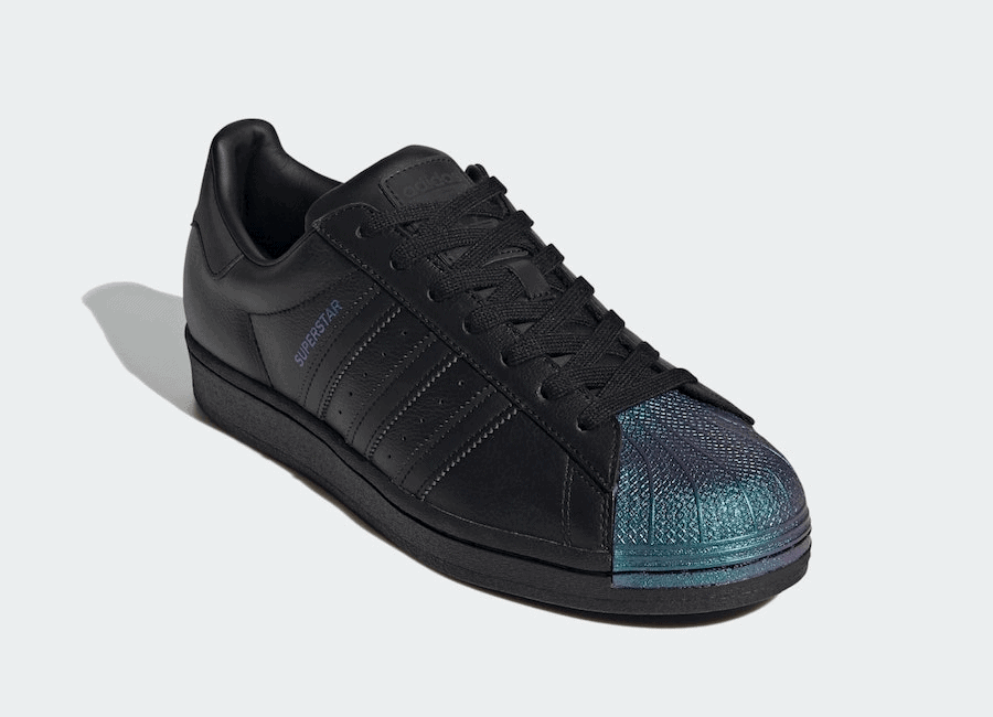 A Black adidas Superstar Opts for Xeno Shell Toes