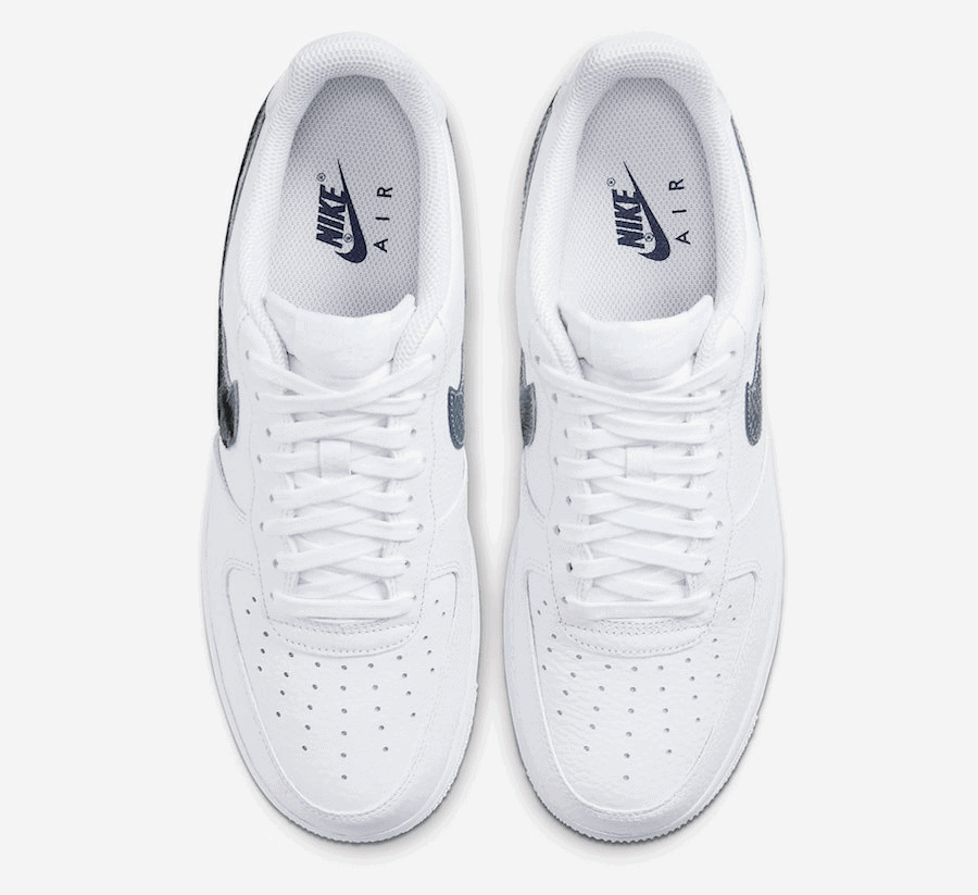 Nike Air Force 1 Features Blue Snakeskin and Pony Hair Swooshes