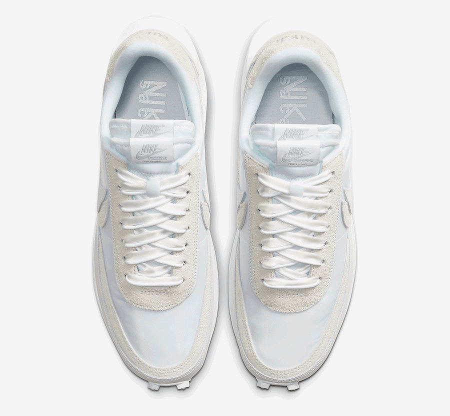 sacai x Nike LDWaffle "White Nylon"