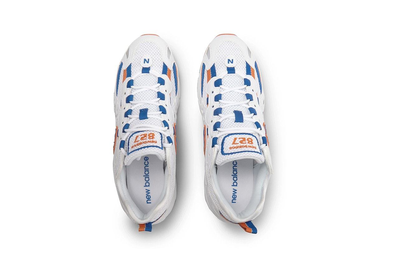 New Balance 827 White Royal Blue Orange Red Black Release Details 005