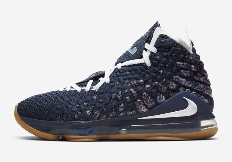 Nike LeBron 17 “College Navy” Features Vintage-Inspiration