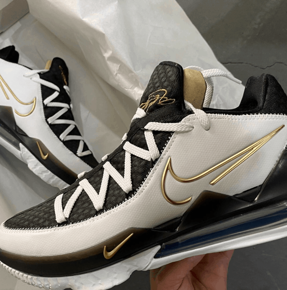 Detailed Look: Nike LeBron 17 Low “Metallic Gold”