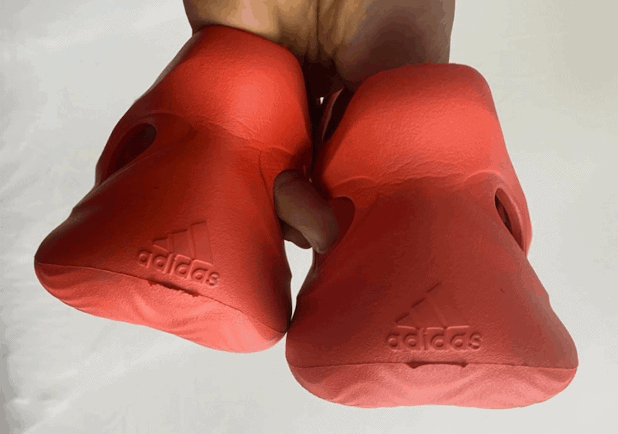 ASAP Ferg Shows off a New adidas Yeezy Foam Runner in Red