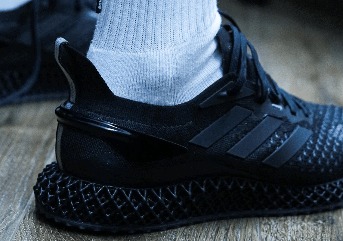 adidas 4D Run 1.0 Opts for a “Triple Black” Look
