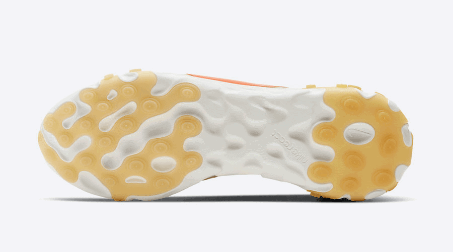 Nike Pairs the React Element 55 with Team Gold and Bright Orange