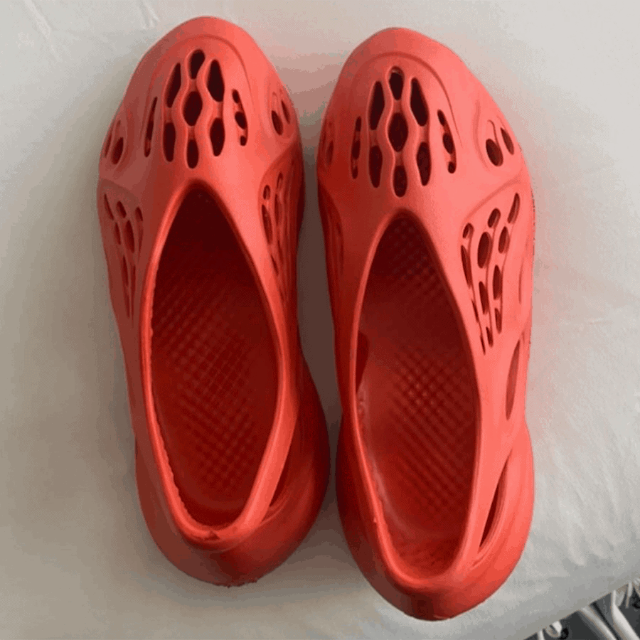 ASAP Ferg Shows off a New adidas Yeezy Foam Runner in Red