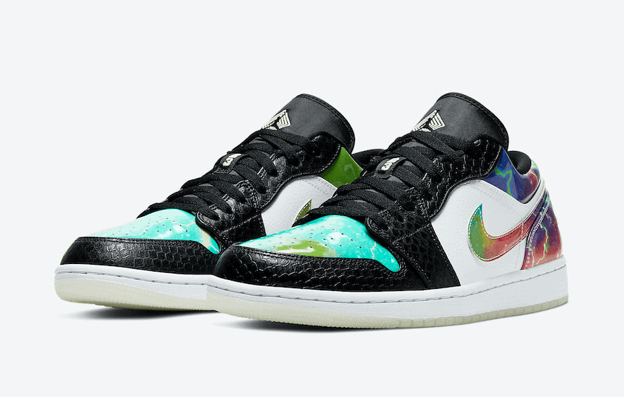 Another Air Jordan 1 Low Surfaces with a "Galaxy" Upper