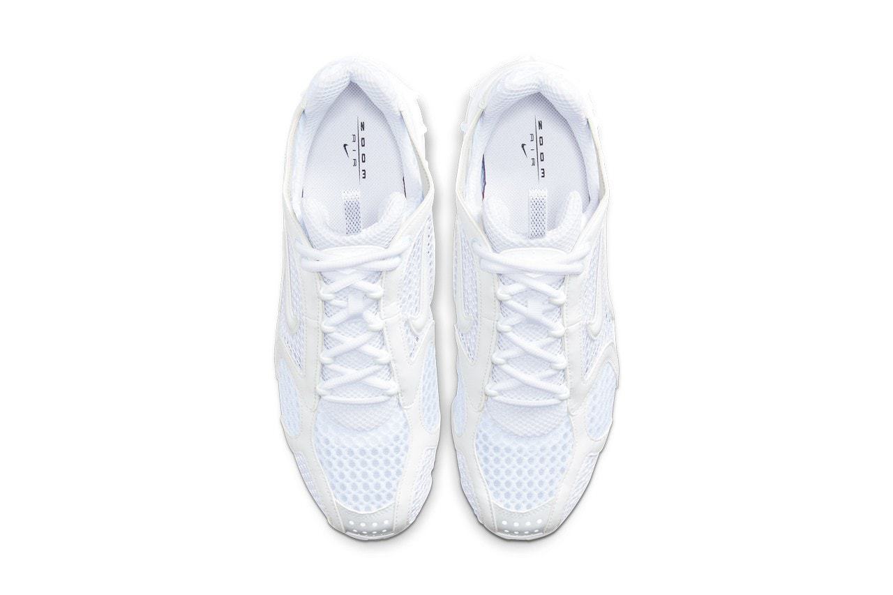 Nike Air Zoom Spiridon Cage 2 Triple White CJ1288-100 Release Date Info