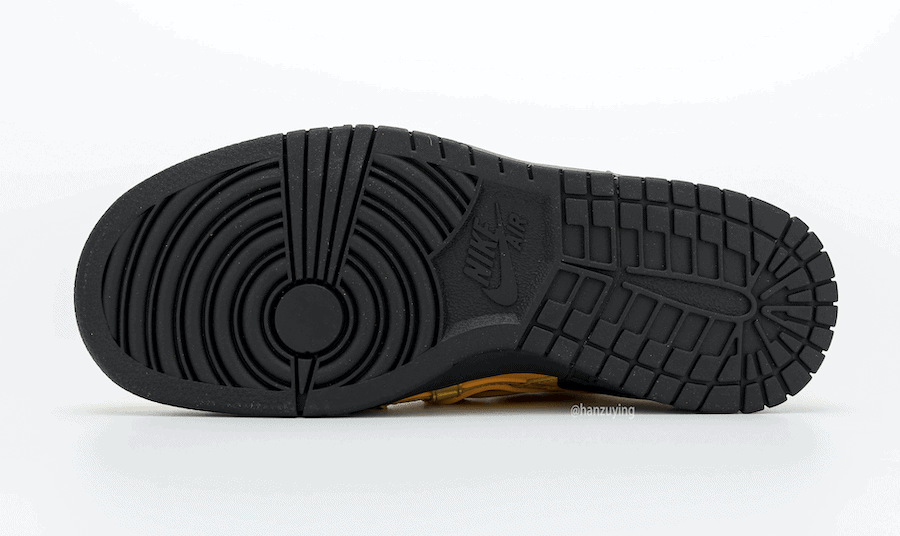 Off-White x Nike Air Rubber Dunk "University Gold"