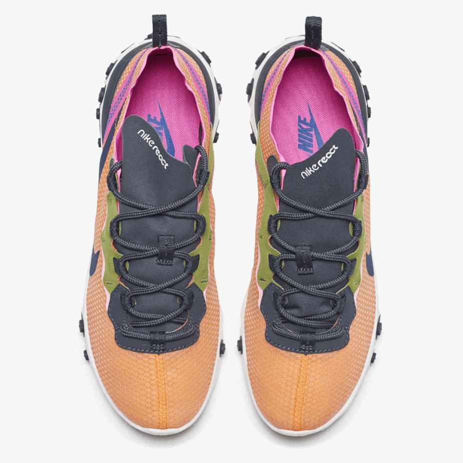 Magma Orange Settles onto the Nike React Element 55