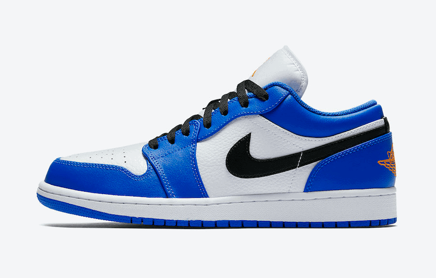 Blue and Orange Paint the Air Jordan 1 Low