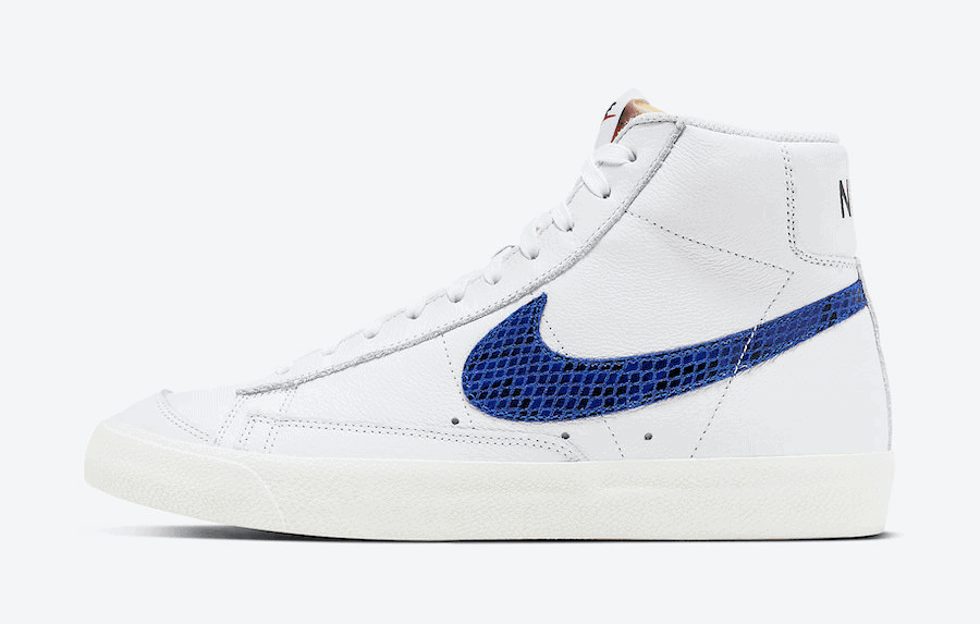 Patriotic Snakeskin Shines on this Nike Blazer Mid ‘77