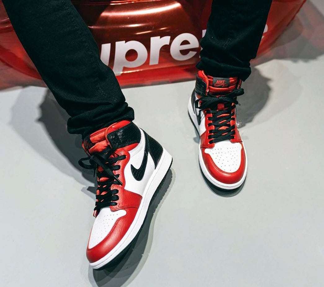 Air Jordan 1 High Satin Snake