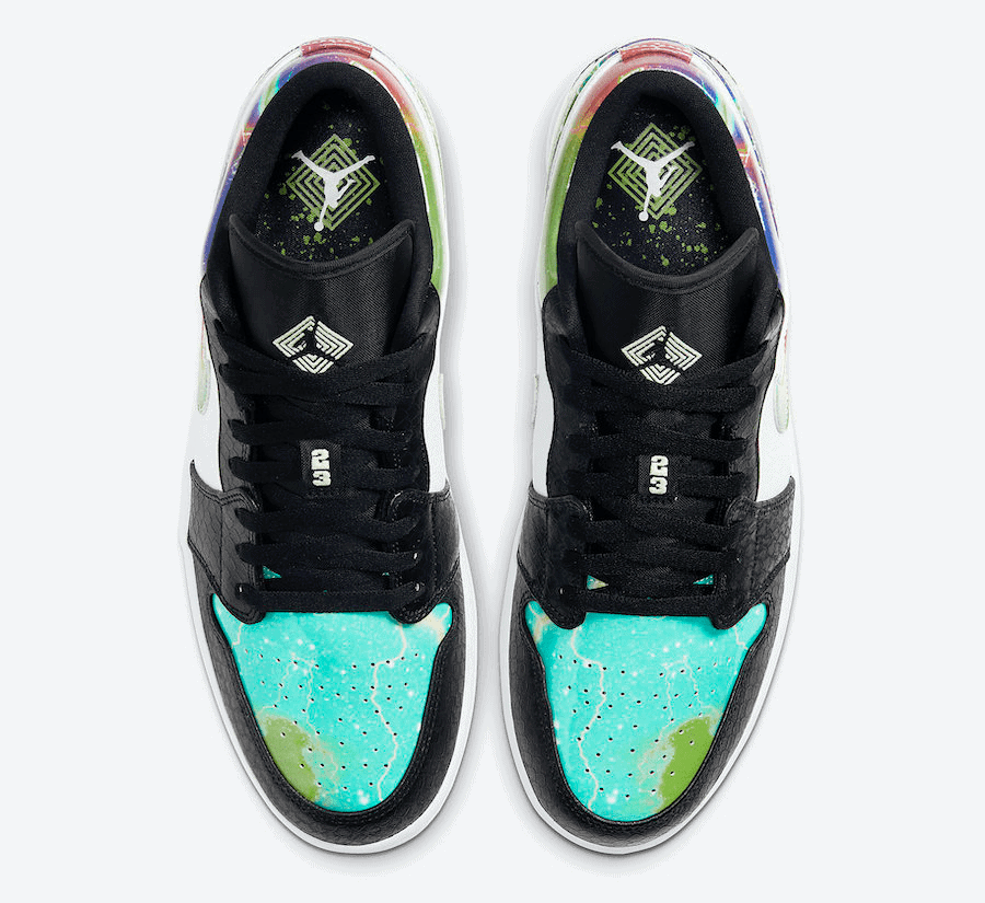 Another Air Jordan 1 Low Surfaces with a "Galaxy" Upper