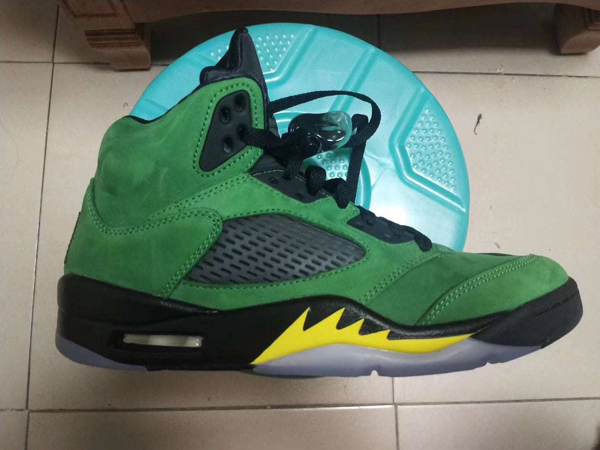 Air Jordan 5 Oregon Ducks 2020
