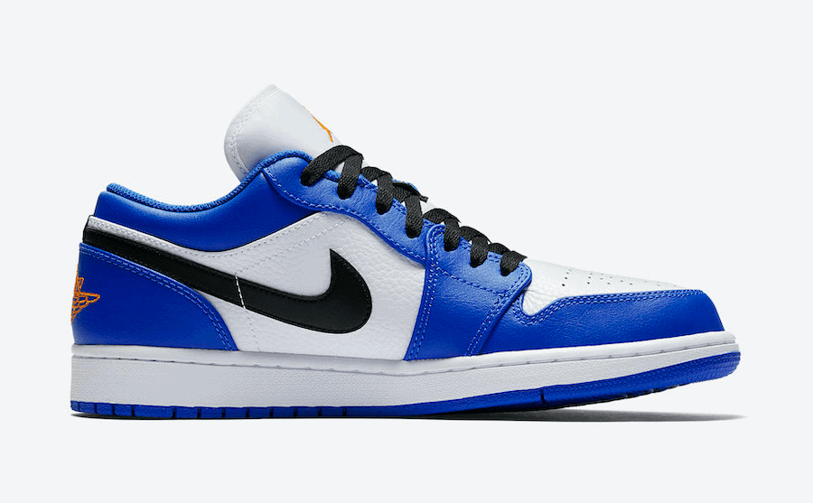 Blue and Orange Paint the Air Jordan 1 Low