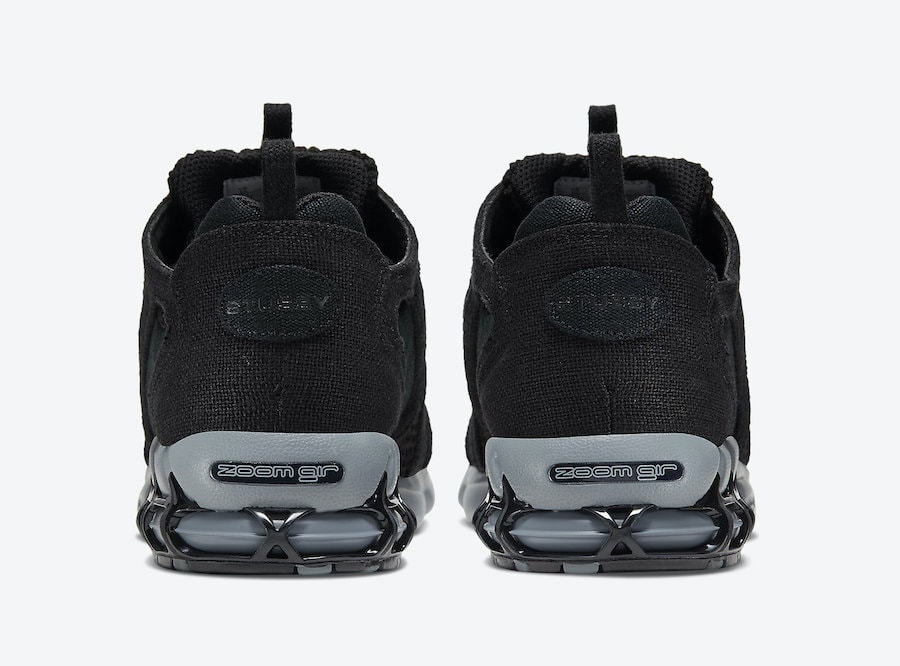 Stussy Nike Air Zoom Spiridon Cage 2 Black Grey CQ5486-001