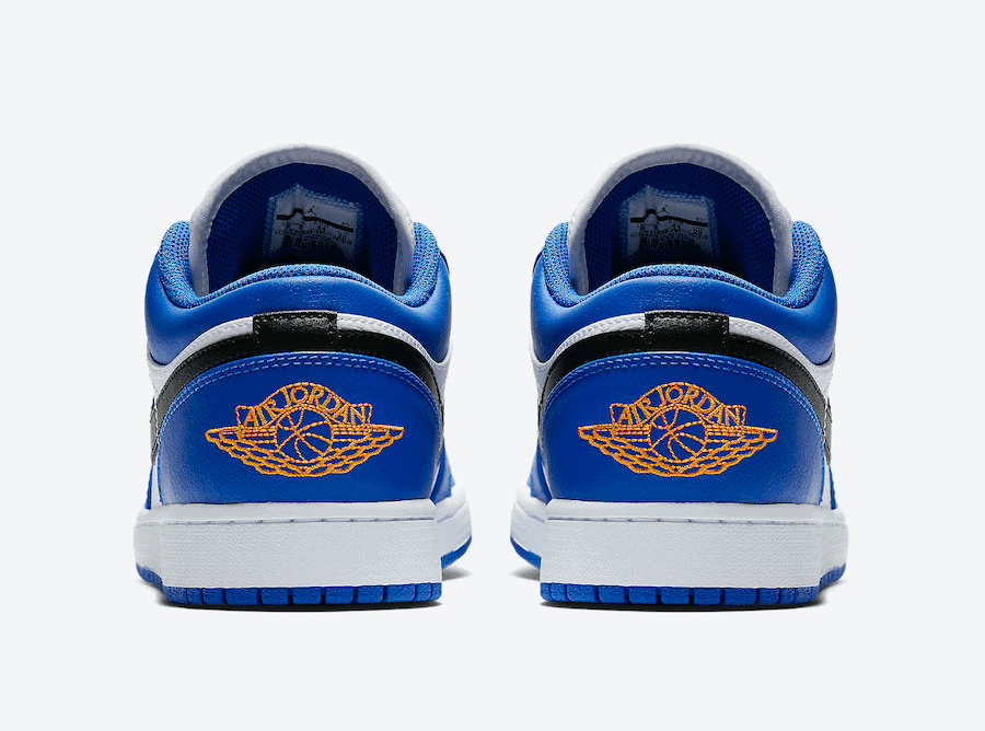 Blue and Orange Paint the Air Jordan 1 Low
