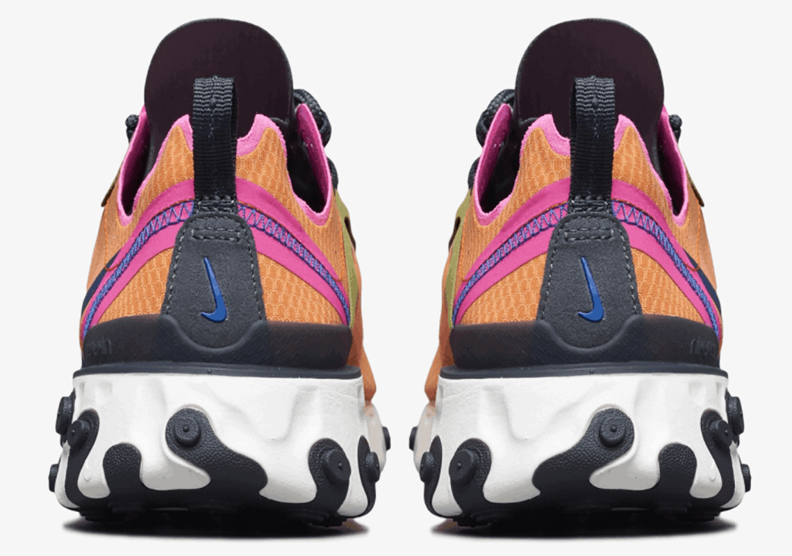 Magma Orange Settles onto the Nike React Element 55