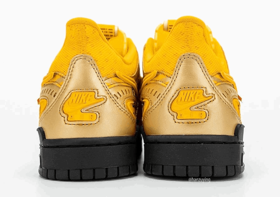 Off-White x Nike Air Rubber Dunk "University Gold"