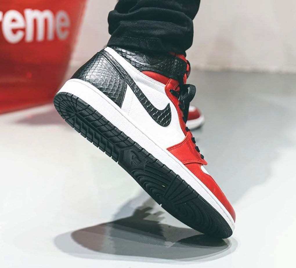 Air Jordan 1 High Satin Snake