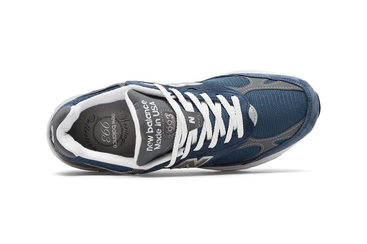 New Balance Made In Us 993 Vintage Indigo Grey Mr993vi