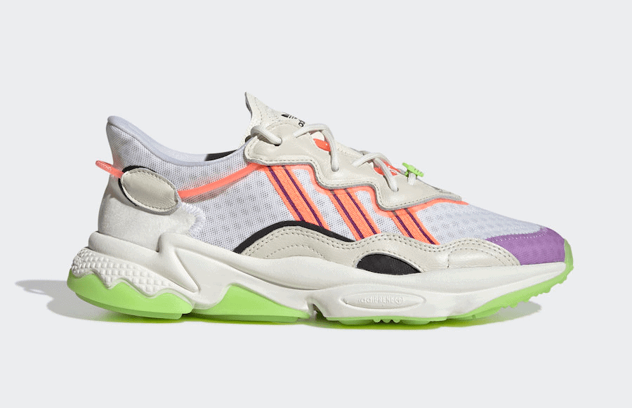 adidas Offers a Spring Ozweego With Signal Green and Glory Purple Highlights