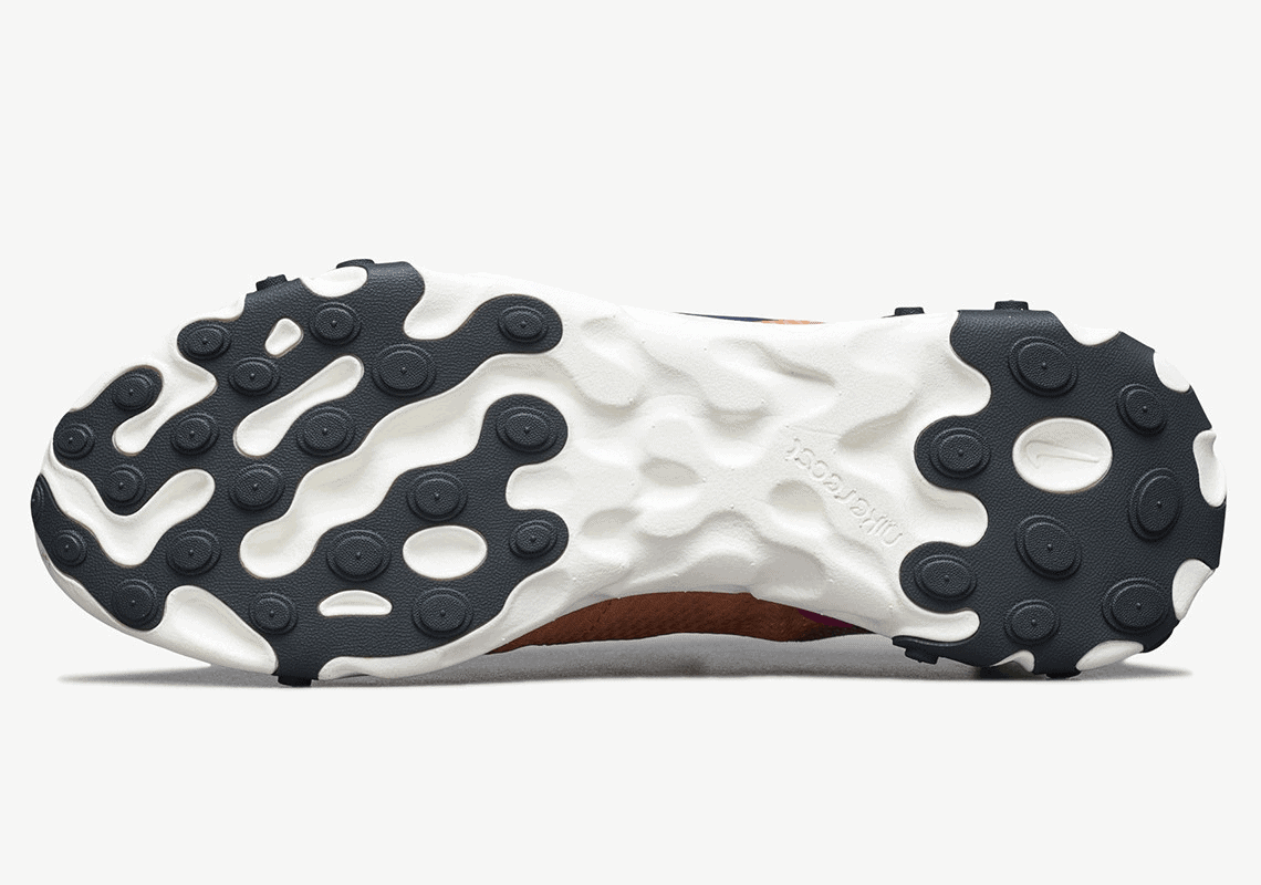 Magma Orange Settles onto the Nike React Element 55