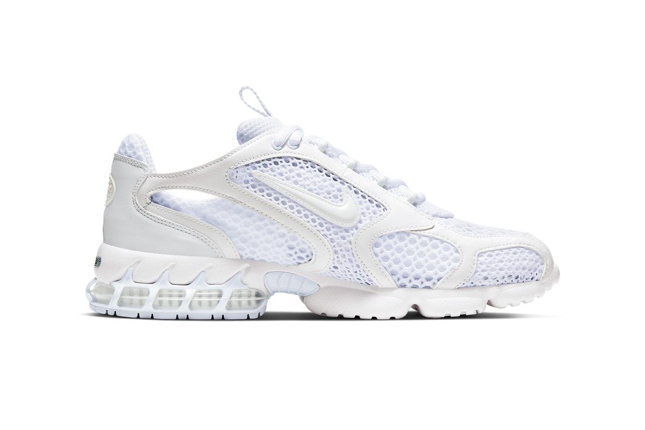 Nike Air Zoom Spiridon Cage 2 Triple White CJ1288-100 Release Date Info