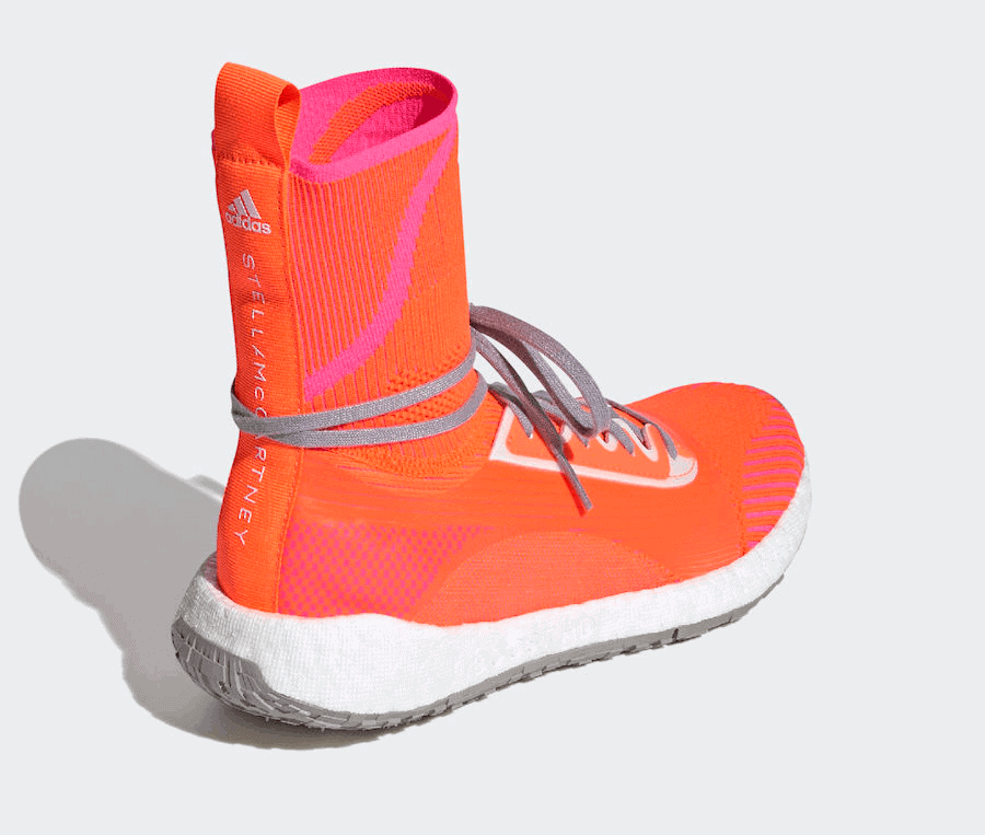 Stella McCartney adds “Solar Orange” to the adidas Pulseboost HD Mid