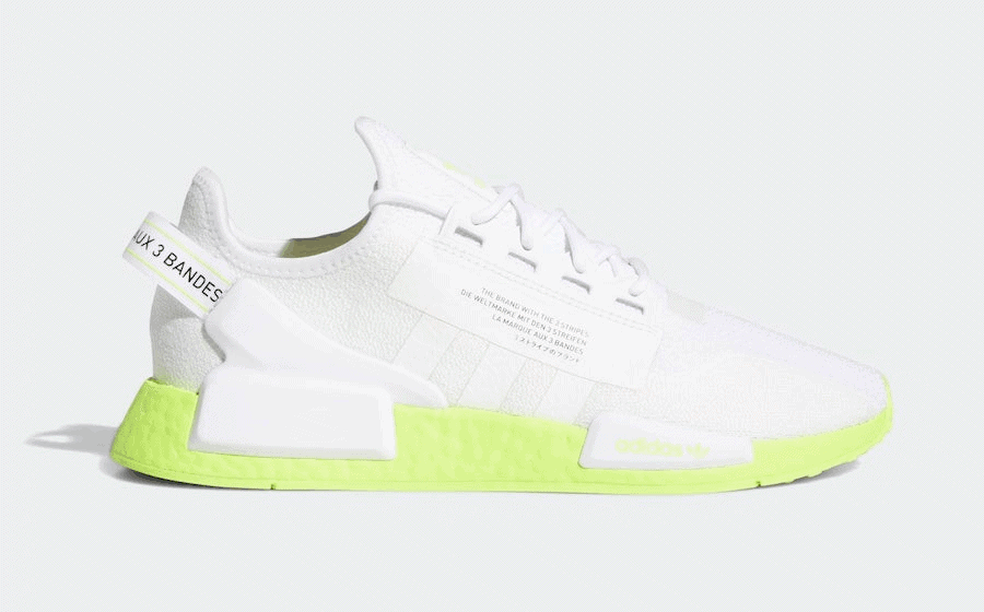 Volt Boost Steals the Show on this adidas NMD_R1 V2
