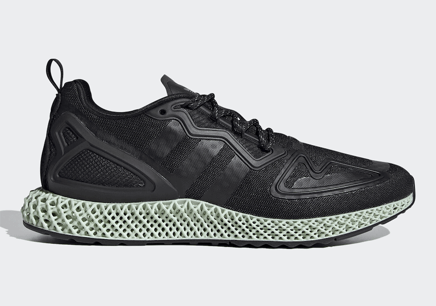 adidas Expands their 4D Collection with a "Core Black" ZX 2K