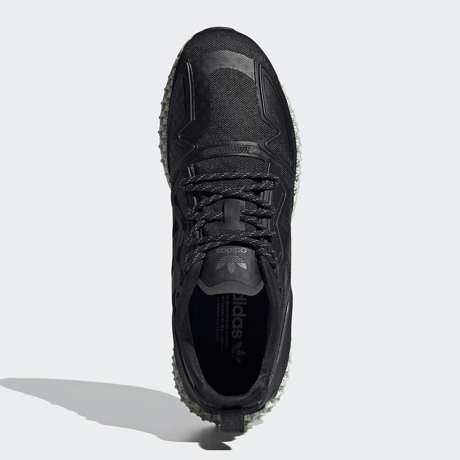adidas Expands their 4D Collection with a "Core Black" ZX 2K