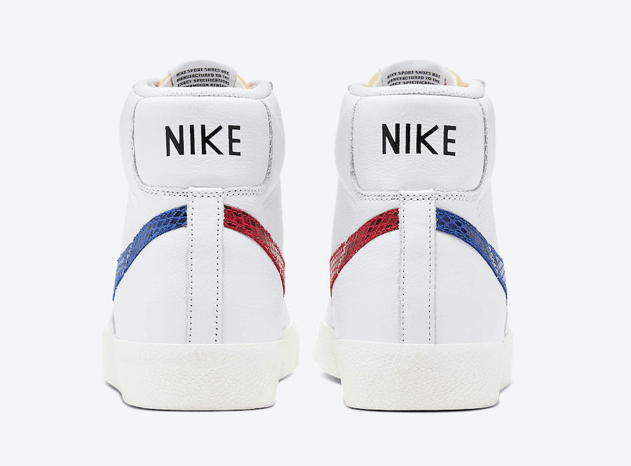 Patriotic Snakeskin Shines on this Nike Blazer Mid ‘77
