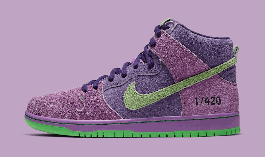 Nike SB Dunk High "Purple Skunk"