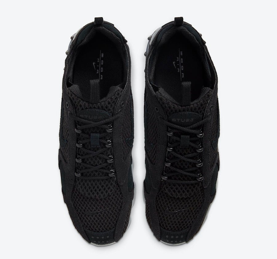 Stussy Nike Air Zoom Spiridon Cage 2 Black Grey CQ5486-001