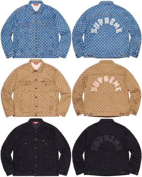 Supreme Hole Punch Denim Trucker Jacket Ss20 Week 10