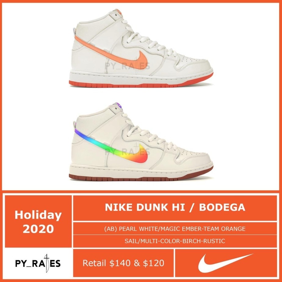 Official Images of the Bodega x Nike Dunk Hi "Fauna Brown"