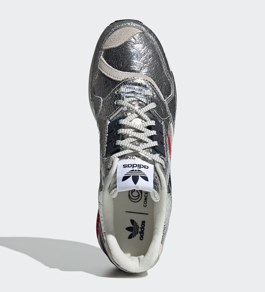 Concepts adidas Zx 9000 Silver Metallic