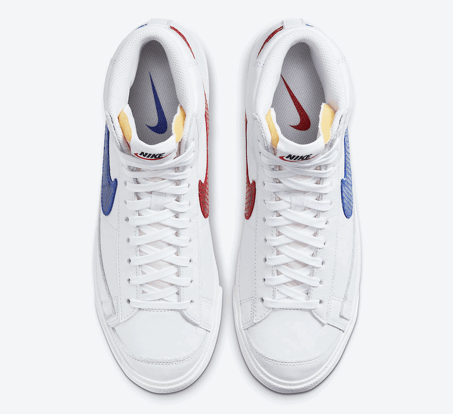 Patriotic Snakeskin Shines on this Nike Blazer Mid ‘77
