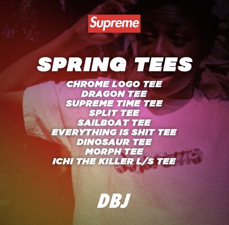 Supreme SS20 Week 8 Droplist